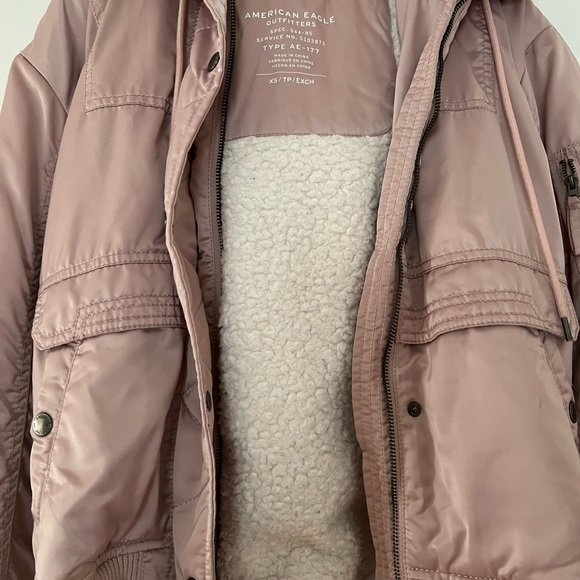 American Eagle Fluffy Winter Jacket - Picture 3 of 5